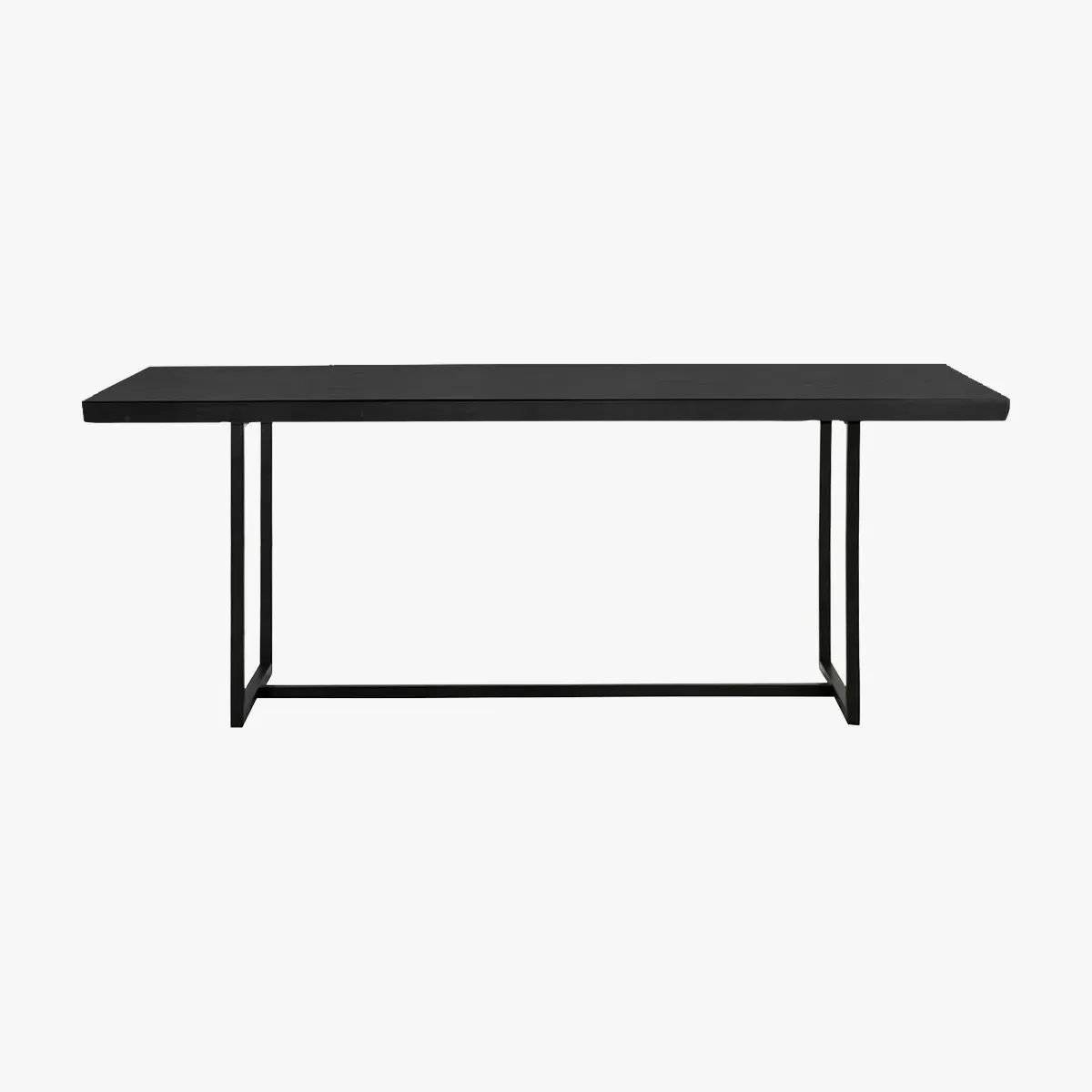 Dining Table - Black, Oak Wood image