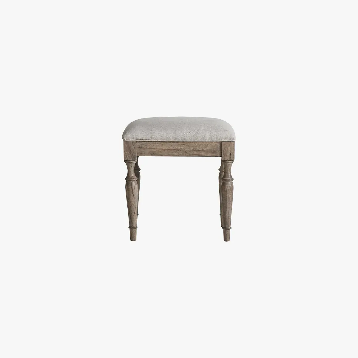 Dressing Stool with Marquetry - Beige, Wood image