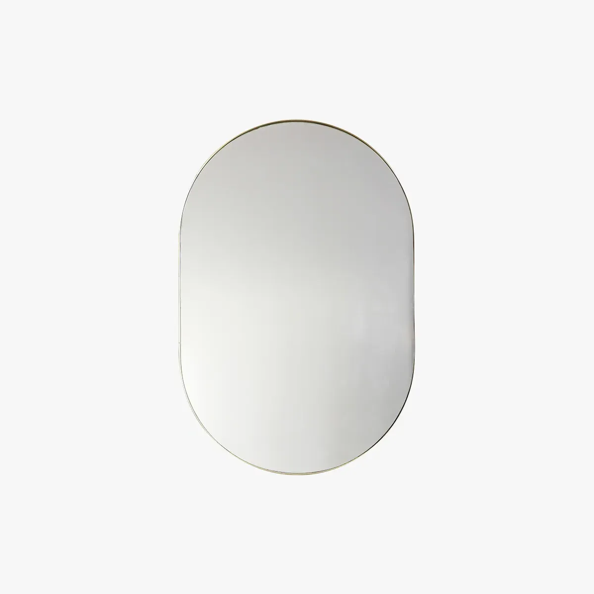 Elliptical Wall Mirror - Champagne image