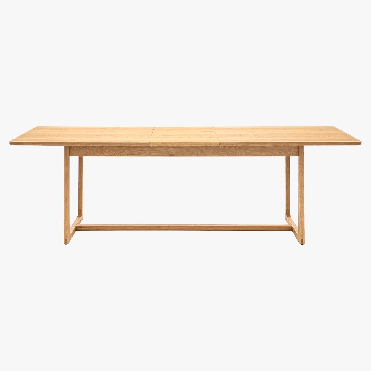 Extendable Dining Table - Natural, Oak Wood image