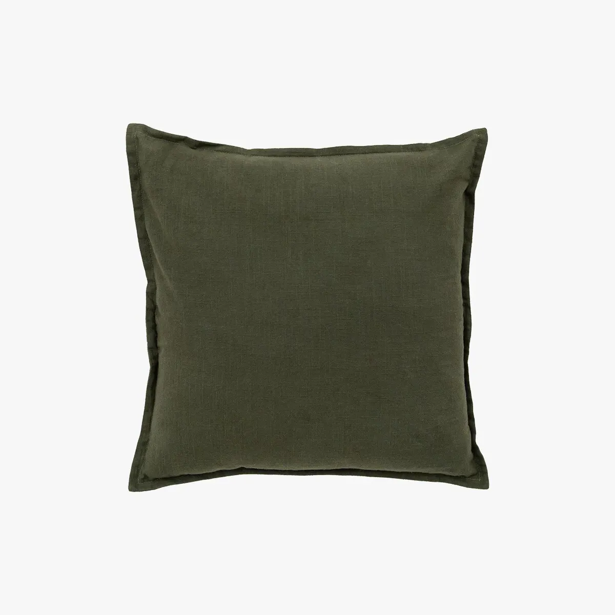 Filled Cushion Cover - Khaki, Linen image