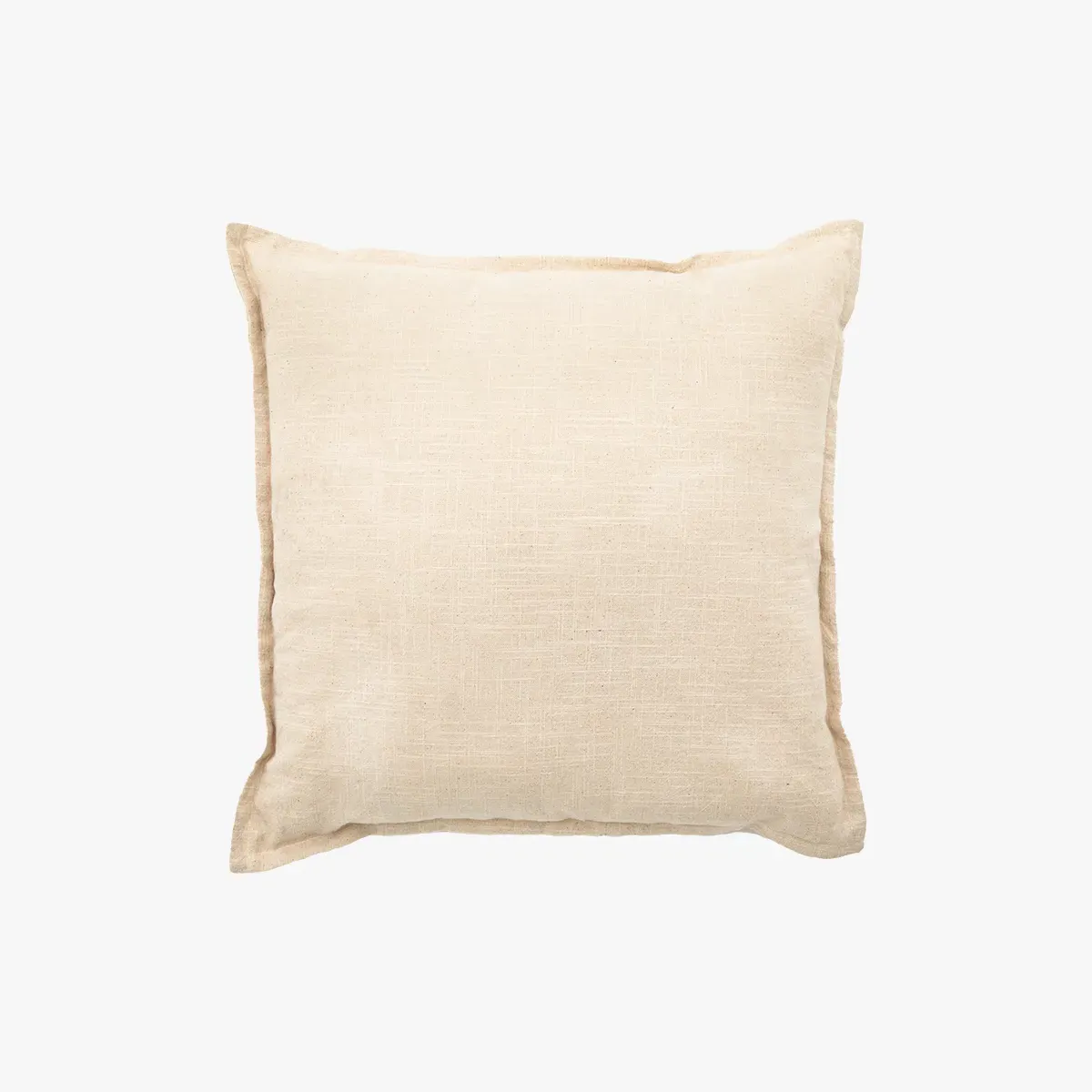 Filled Cushion Cover - Natural, Linen