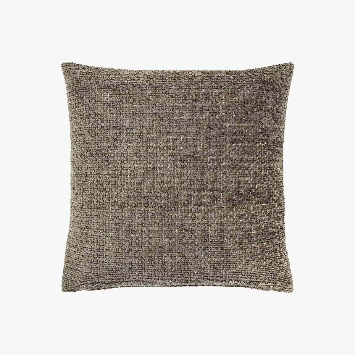 Filled Cushion - Olive, Chenille