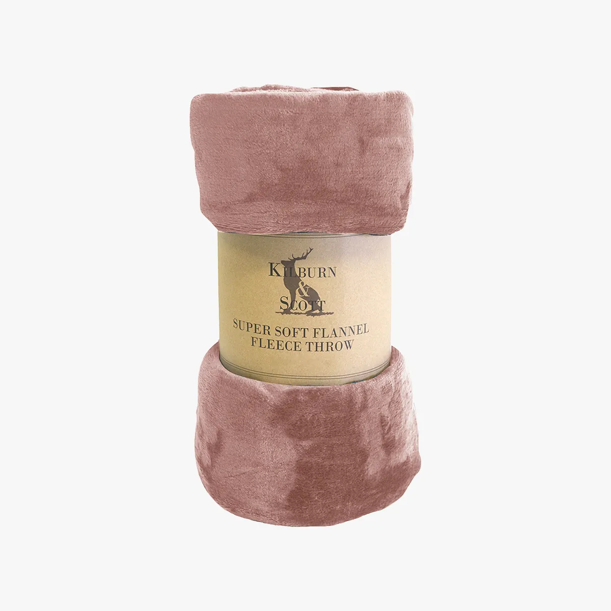 Flannel Fleece Throw - Pink, Fleece