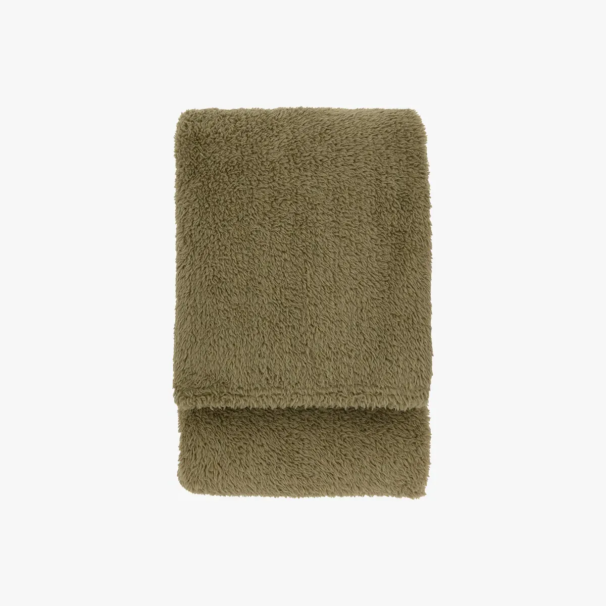 Fleecy Throw Blanket - Olive, Fleece image