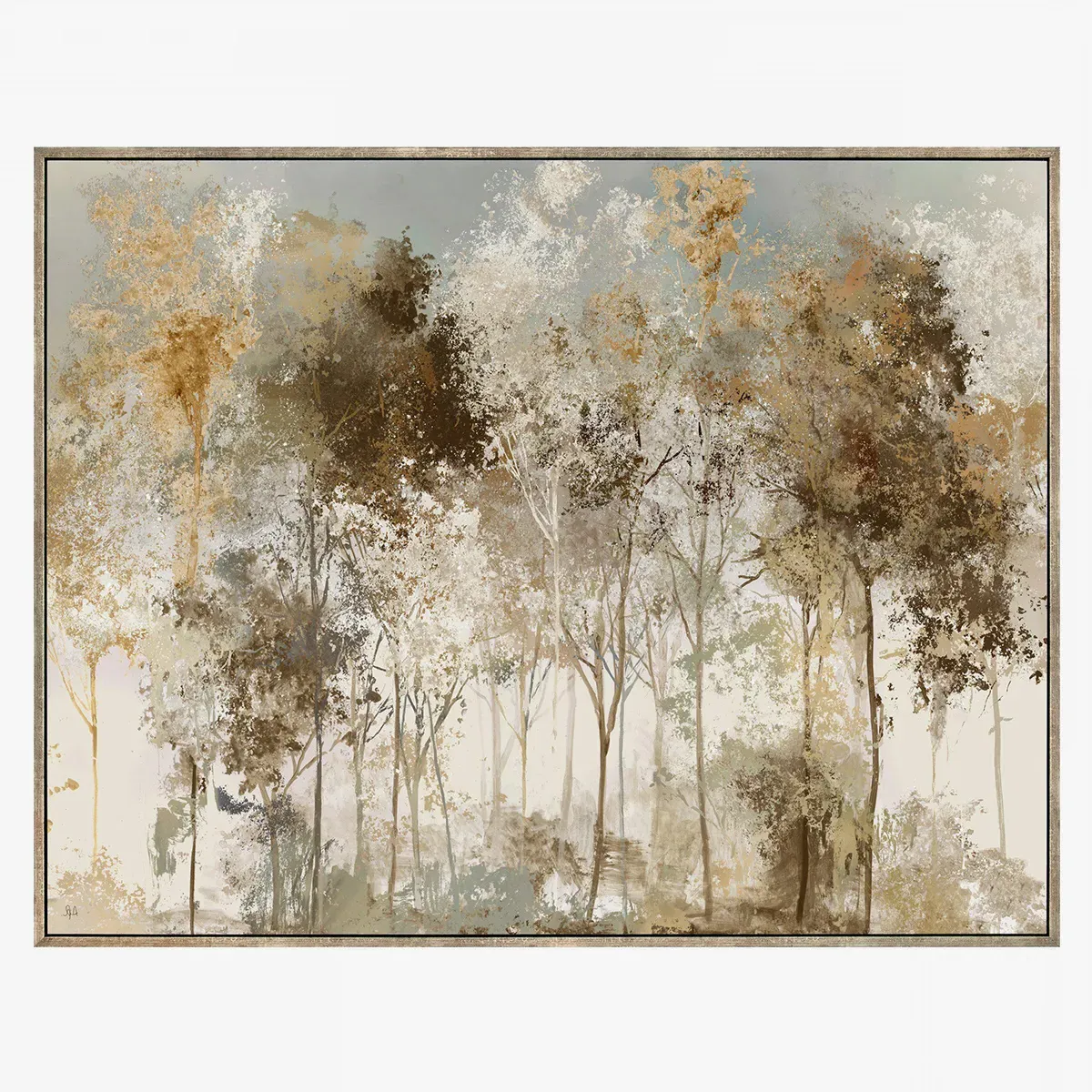 Framed Wall Art - Golden Woodland image
