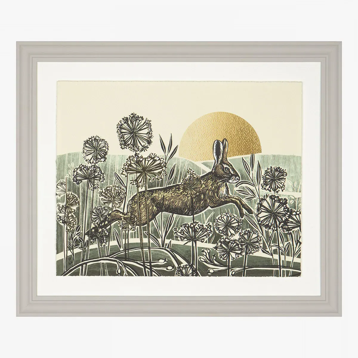 Framed Wall Art with Textured Design - Paper image