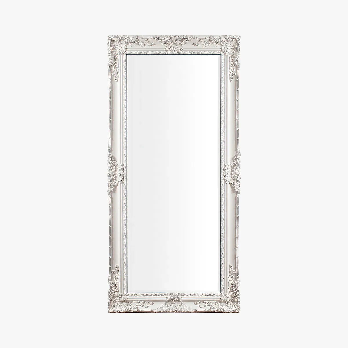 Full Length Leaner Mirror - Cream image