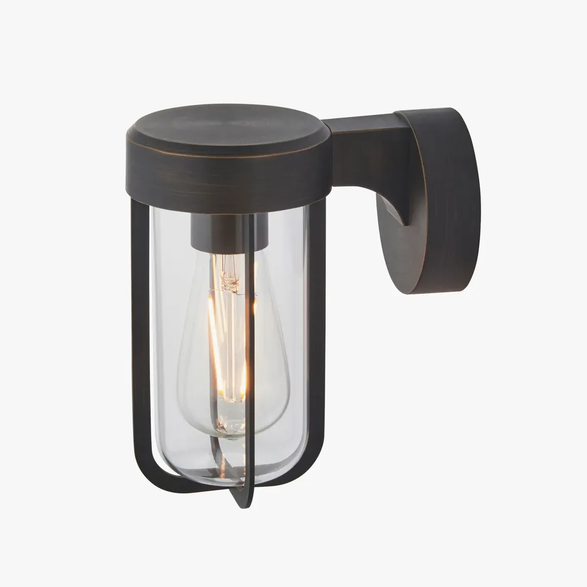 Industrial Wall Lamp - Bronze, Metal