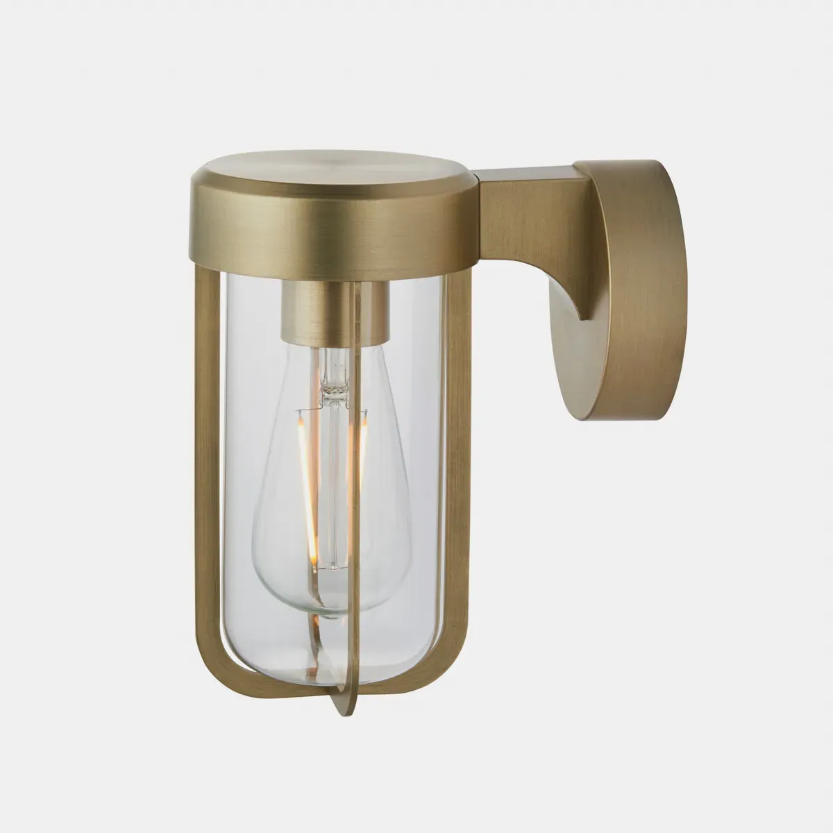Industrial Wall Lamp - Gold, Metal image