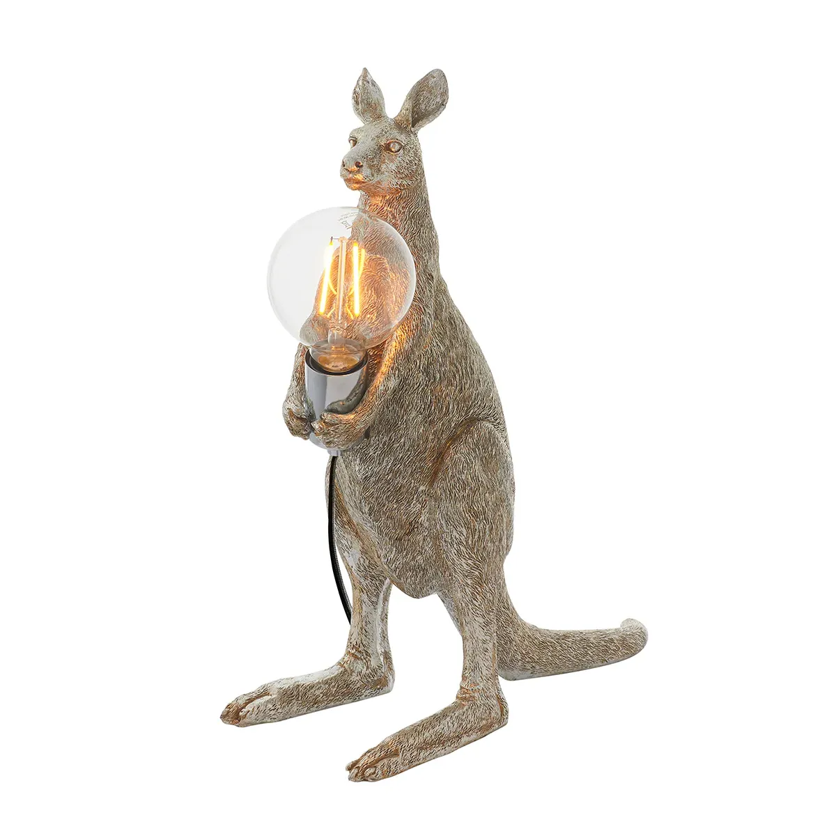 Kangaroo Table Lamp - Silver