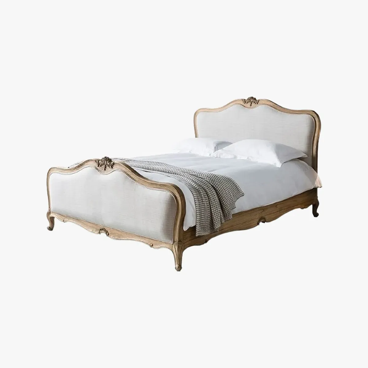 King Size Bed Frame - Natural, Wood