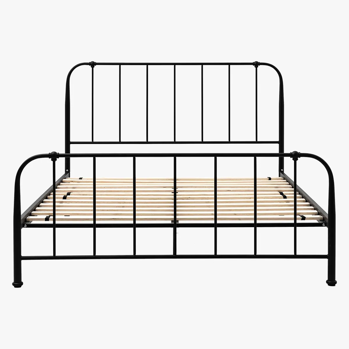 King Size Bedstead - Black, Iron