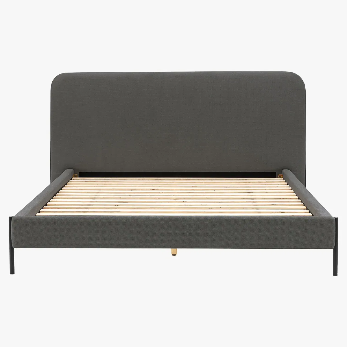 King Size Bedstead - Warm Grey, Metal image