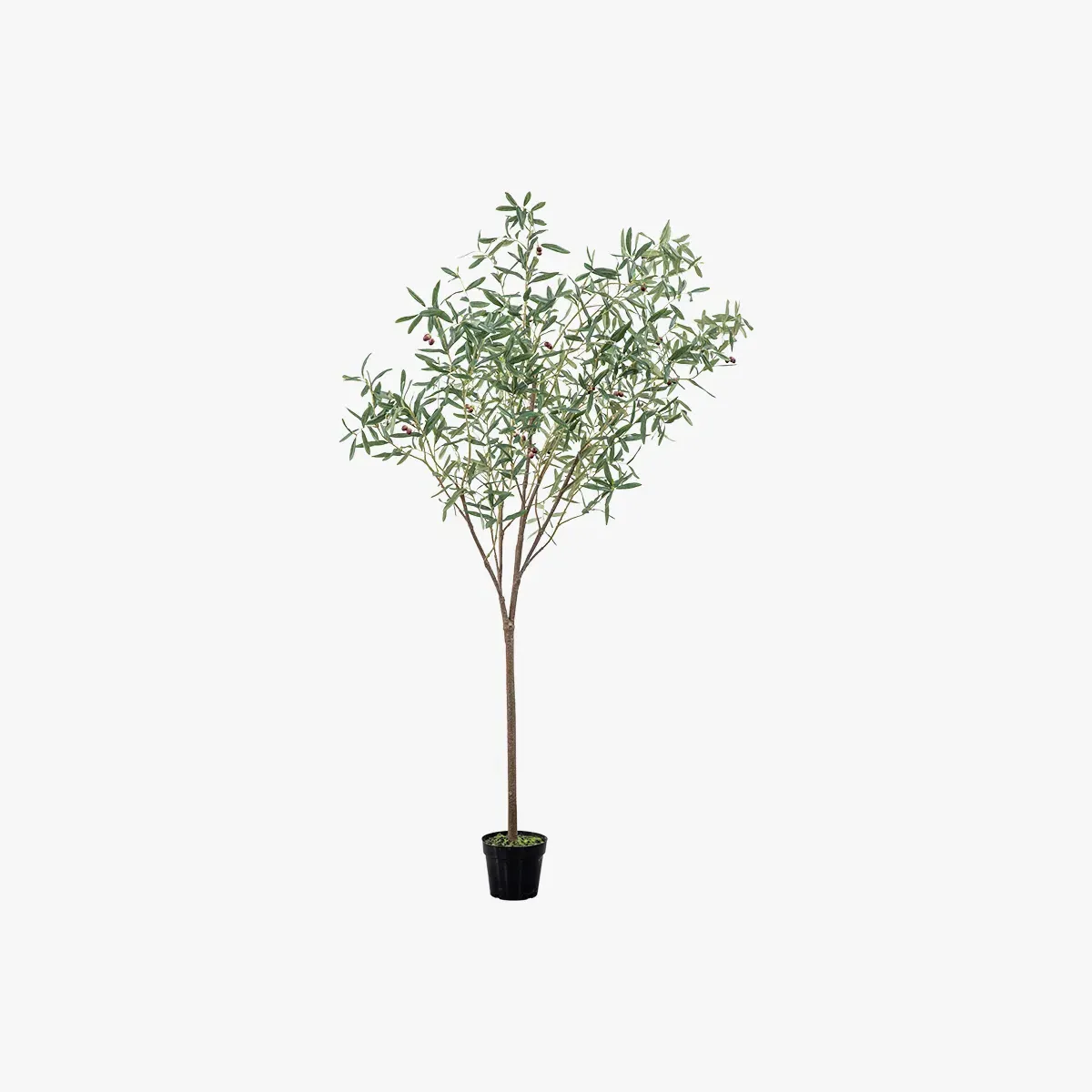 Large Faux Olive Tree - Green image