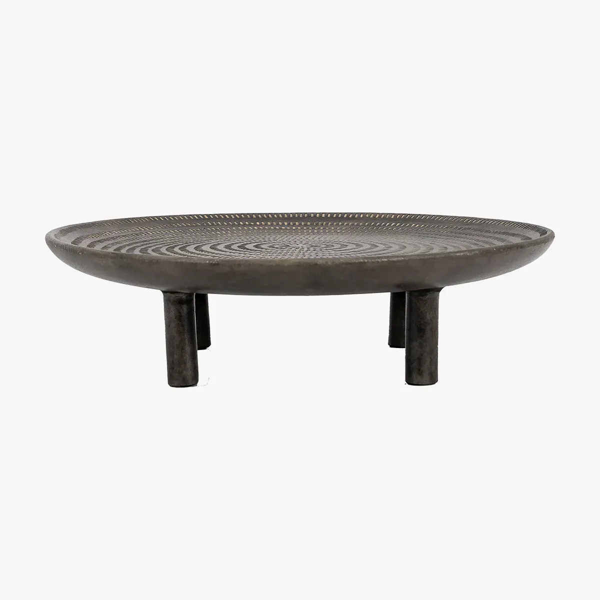 Large Footed Tray - Black image