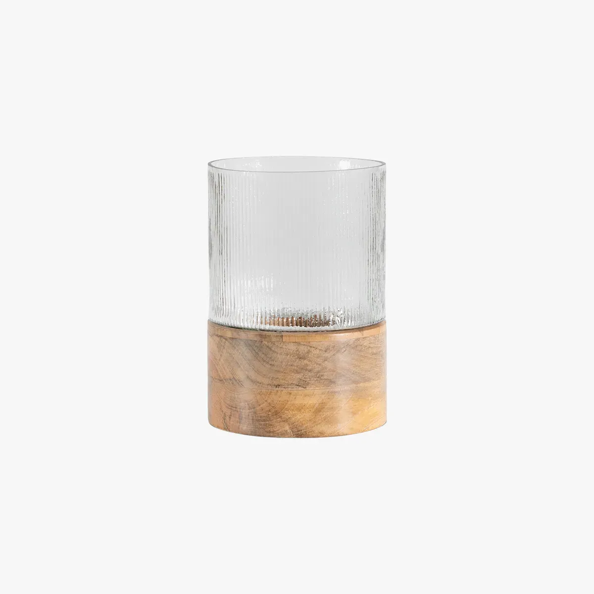 Large Hurricane Lamp - Clear Glass image