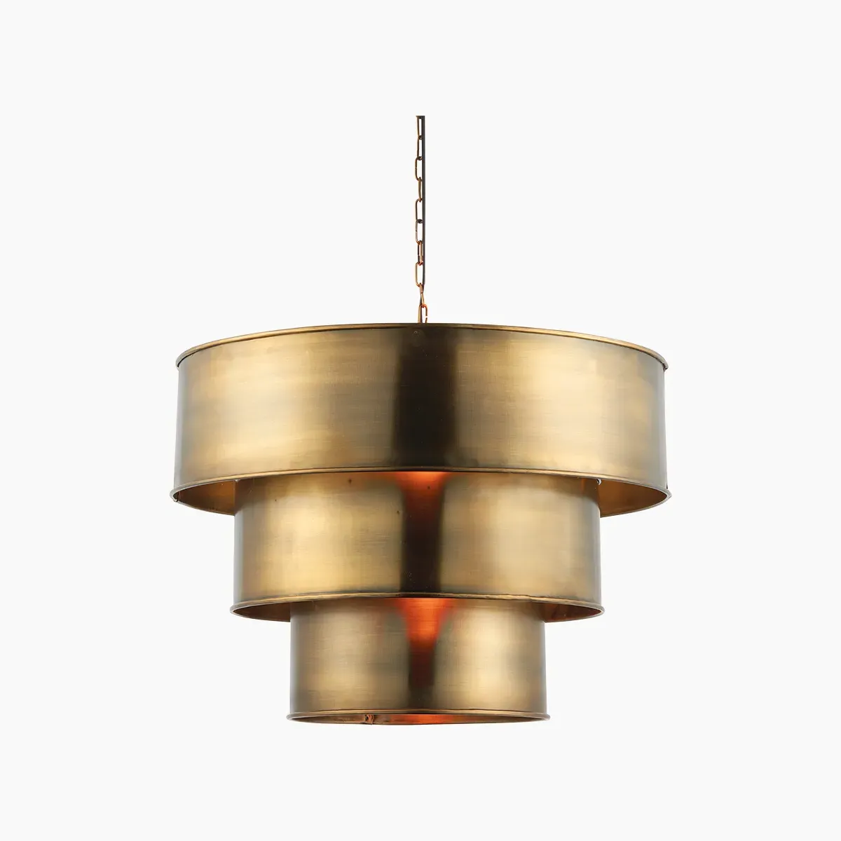 Large Pendant Light - Bronze, Steel