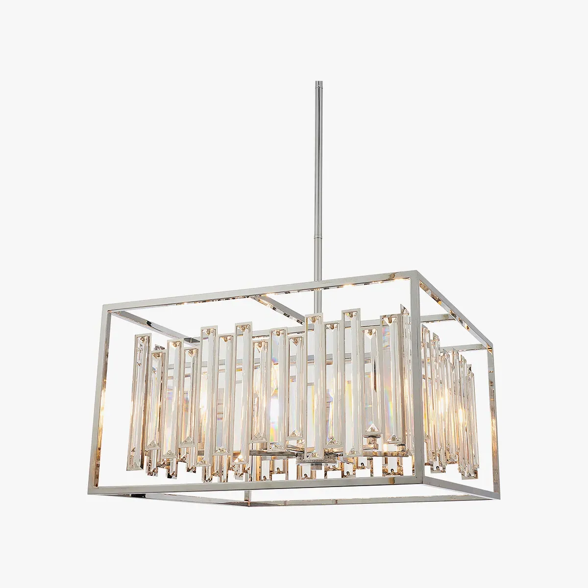 Large Pendant Light - Chrome, Crystal image