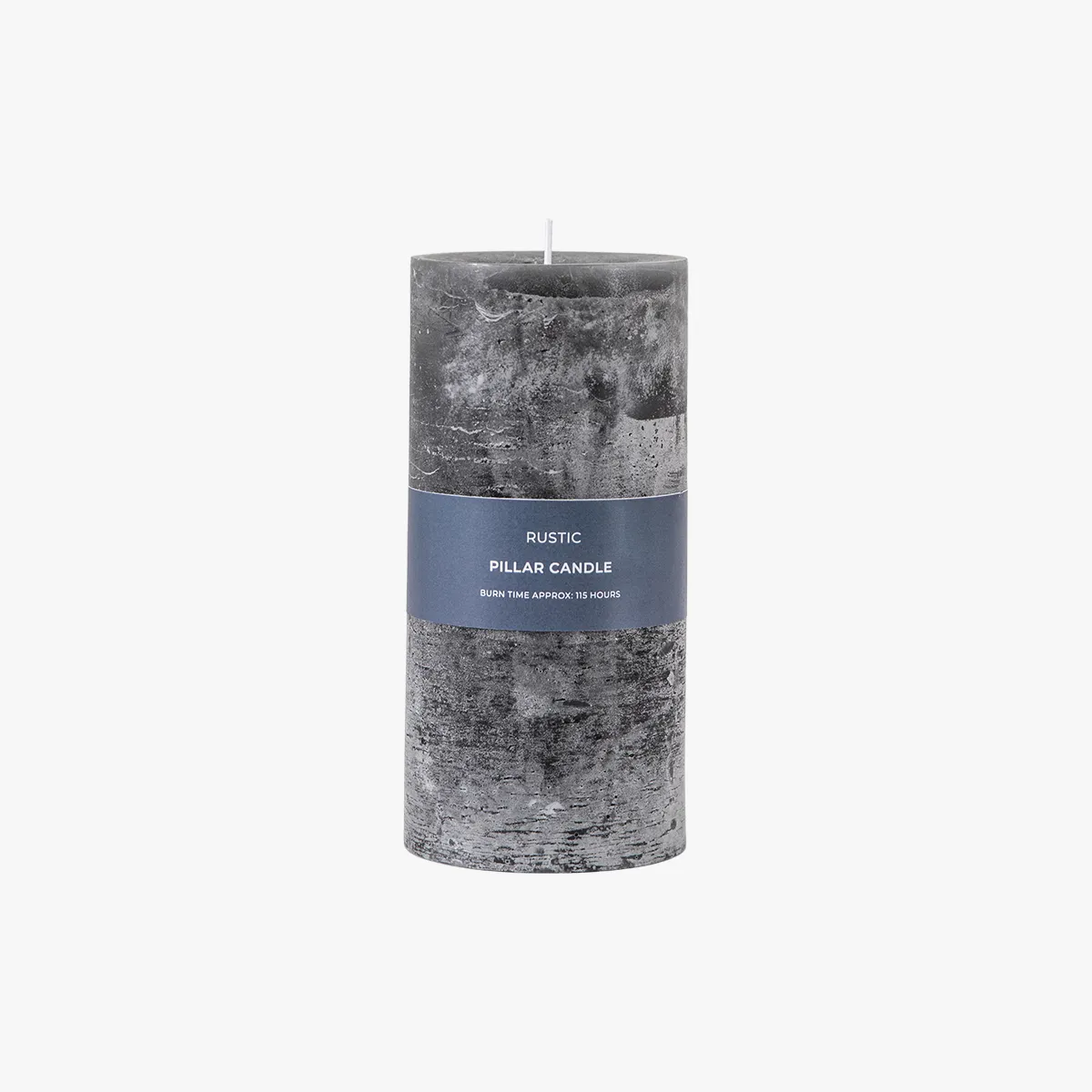 Large Pillar Candle - Grey