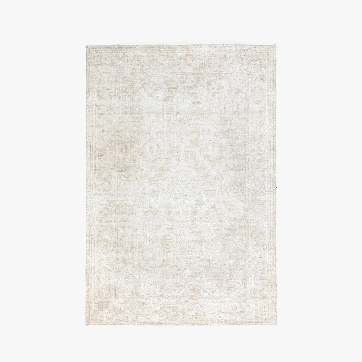Large Rug with Traditional Pattern - Neutral