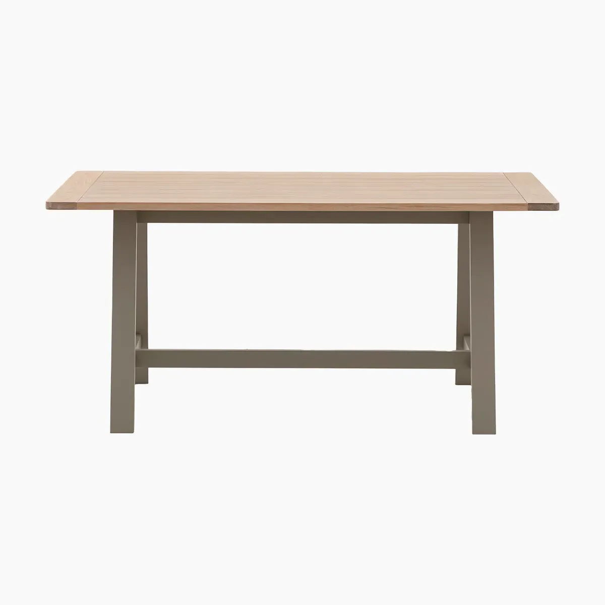 Large Trestle Dining Table - Prairie, Oak