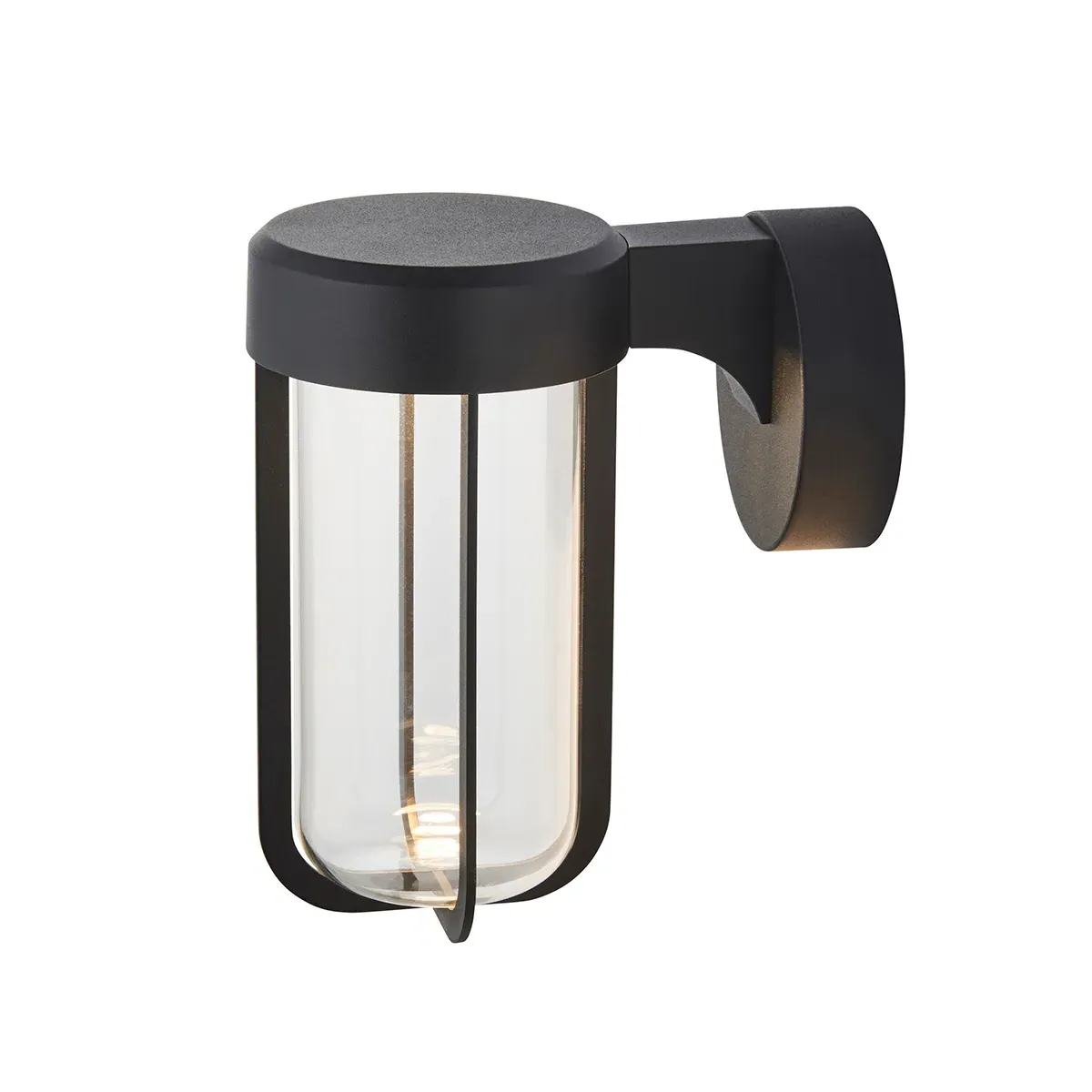 LED Industrial Wall Lamp - Black, Metal