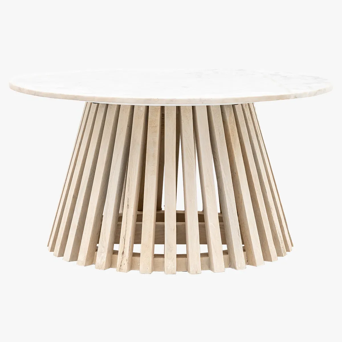 Linear Coffee Table - White, Marble image