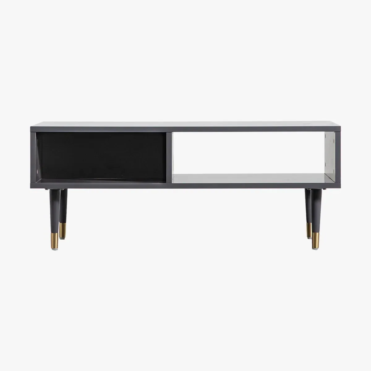 Media Unit with Storage - Grey image