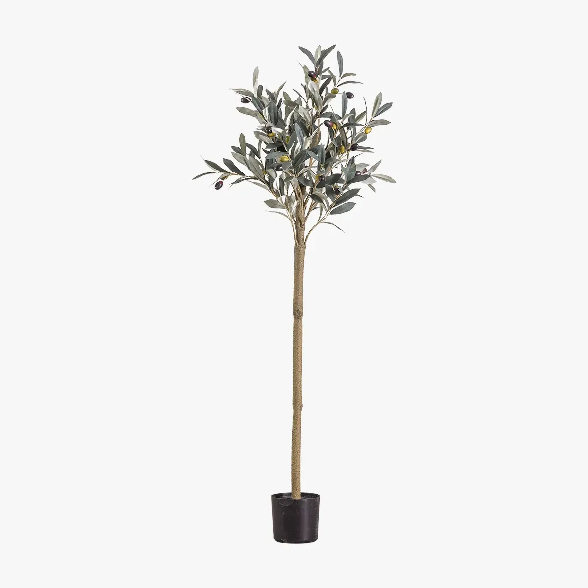 Medium Faux Olive Tree - Green, Artificial image