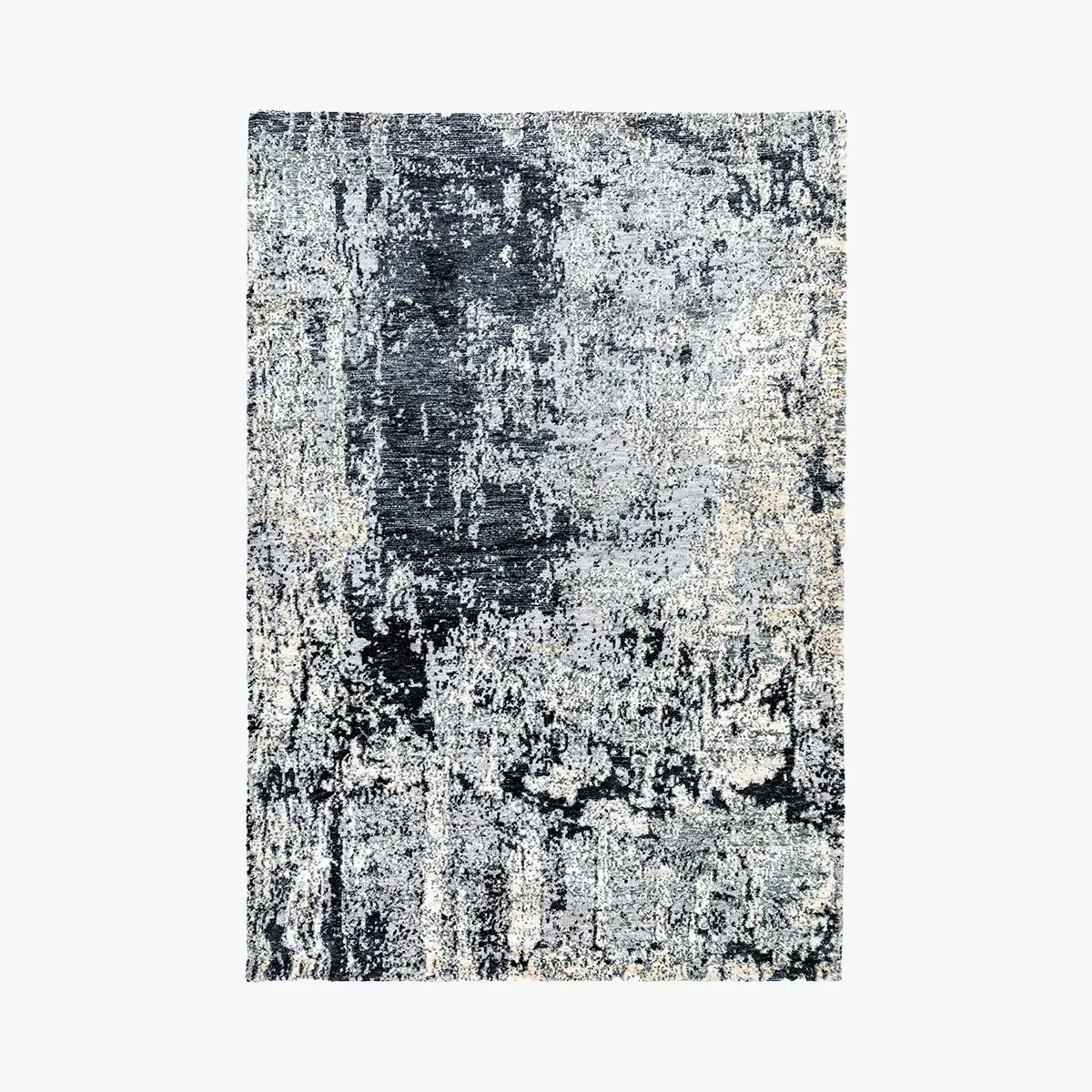 Medium Rug - Blue and White image