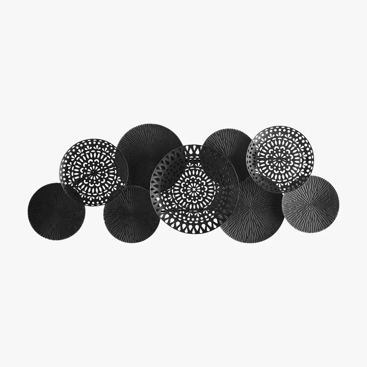Metal Wall Art with Intricate Details - Metallic image