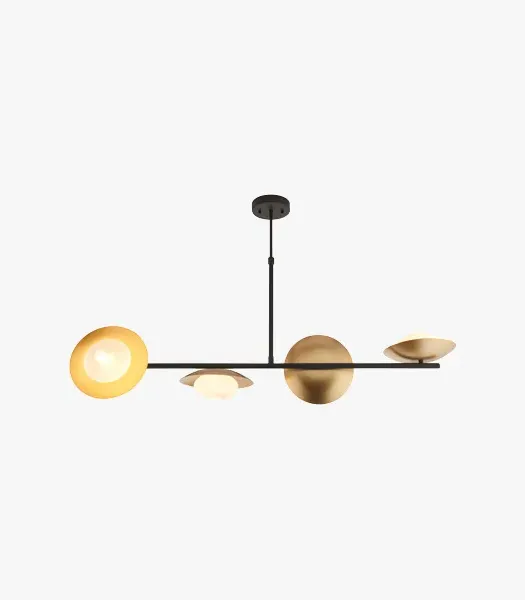 Multi-Directional Ceiling Pendant - Gold, Glass image