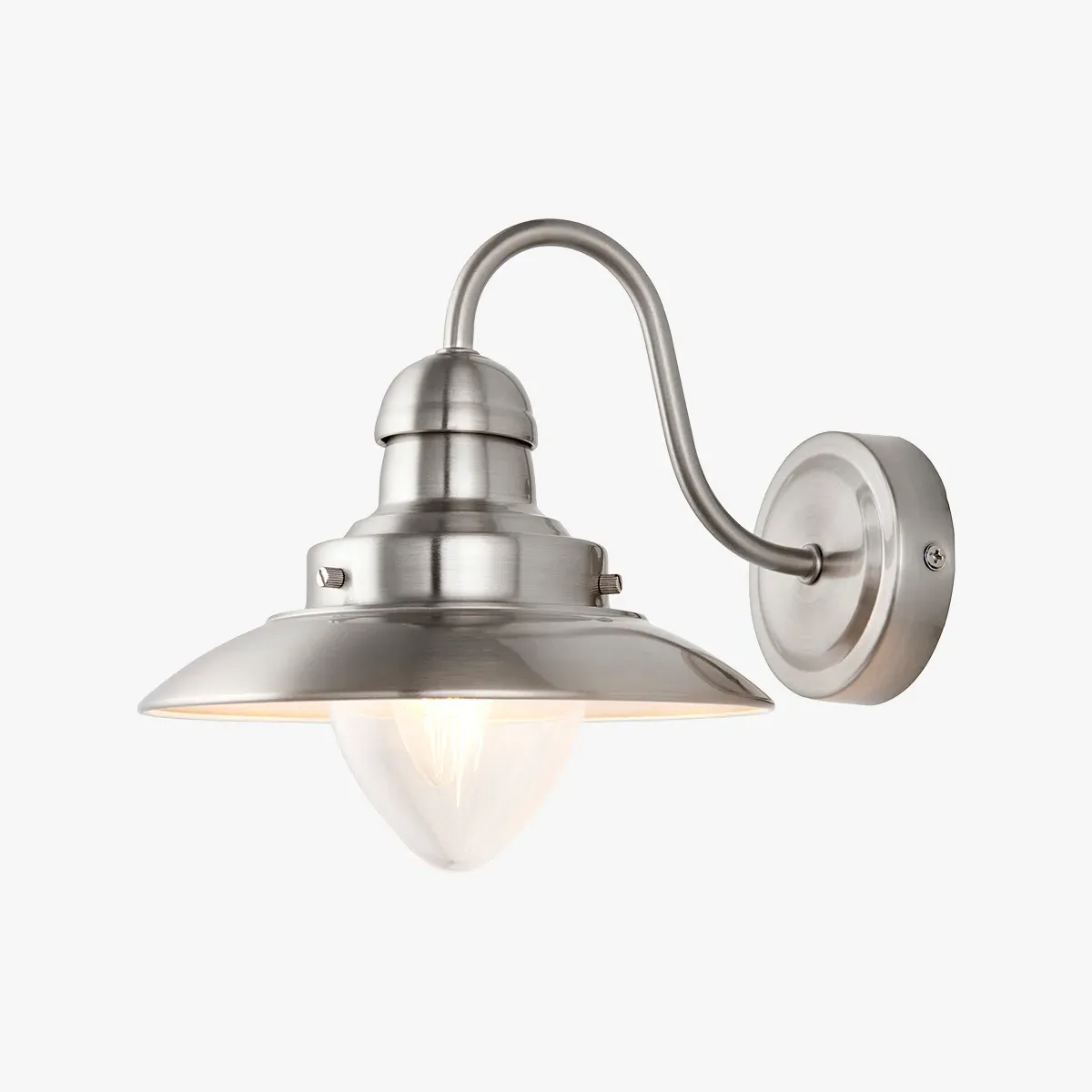 Retro Wall Lamp - Silver, Chrome image