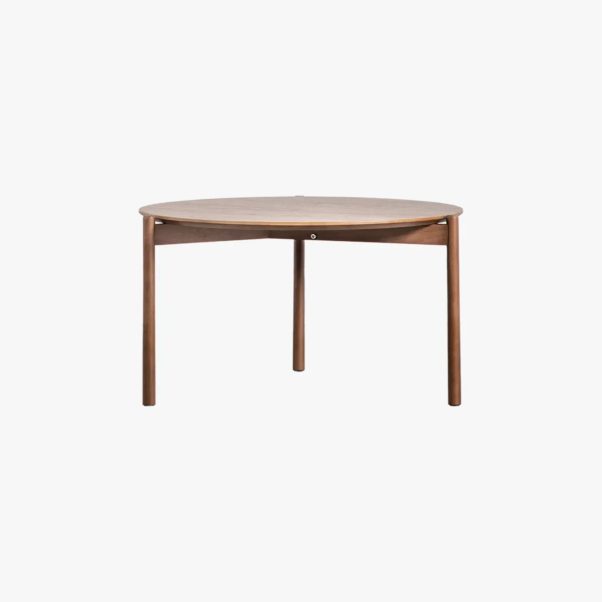 Round Coffee Table - Walnut, Solid Wood