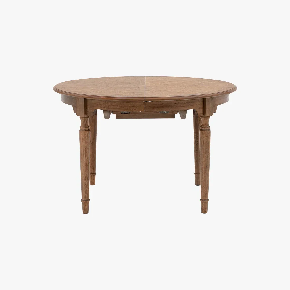 Round Extendable Dining Table - Natural
