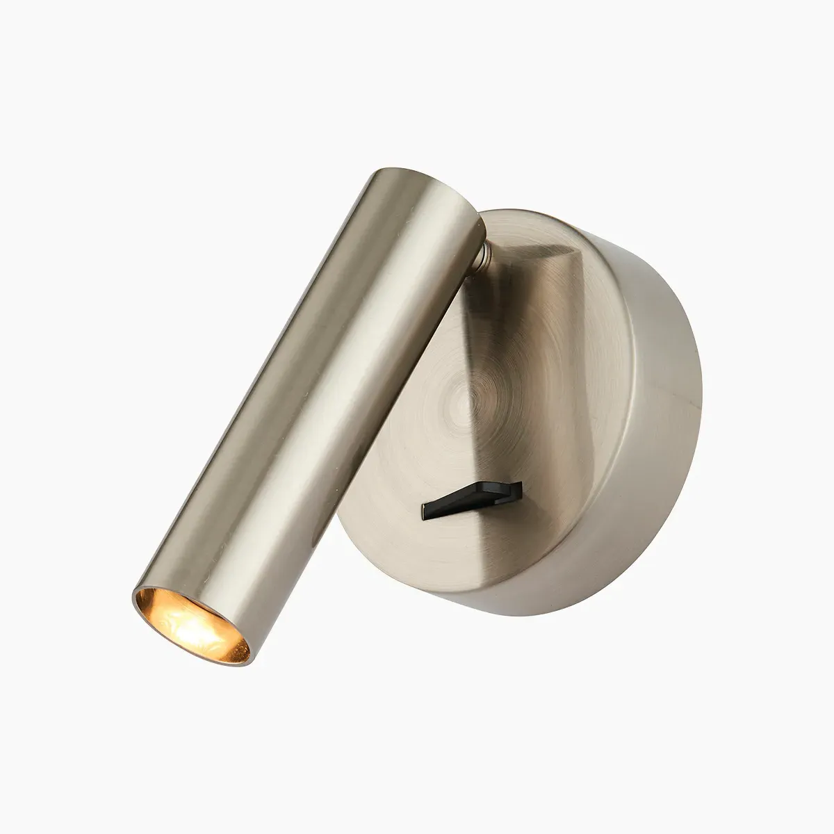 Round Wall Light with LED - Silver, Metal image