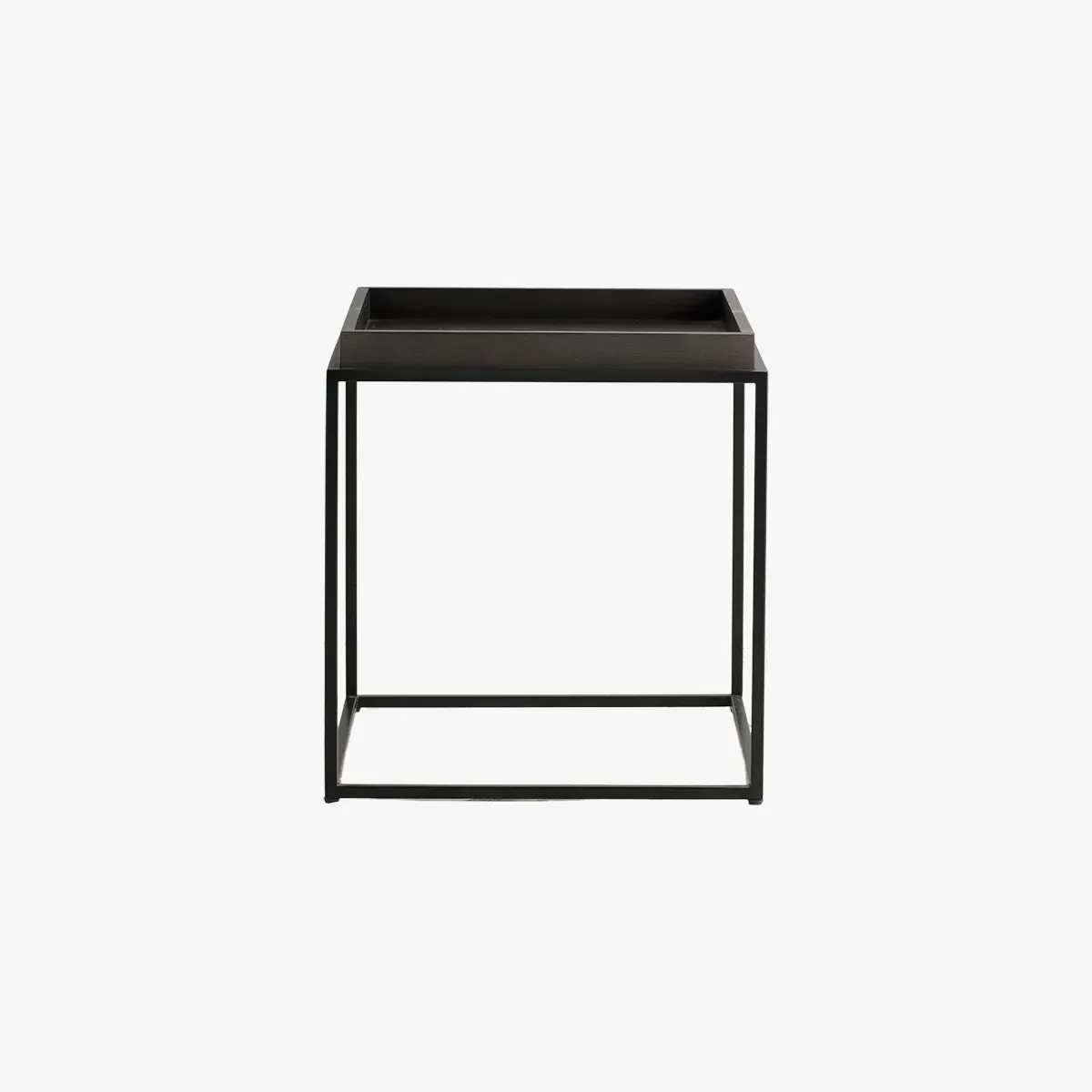 Side Table - Black, Oak Wood image
