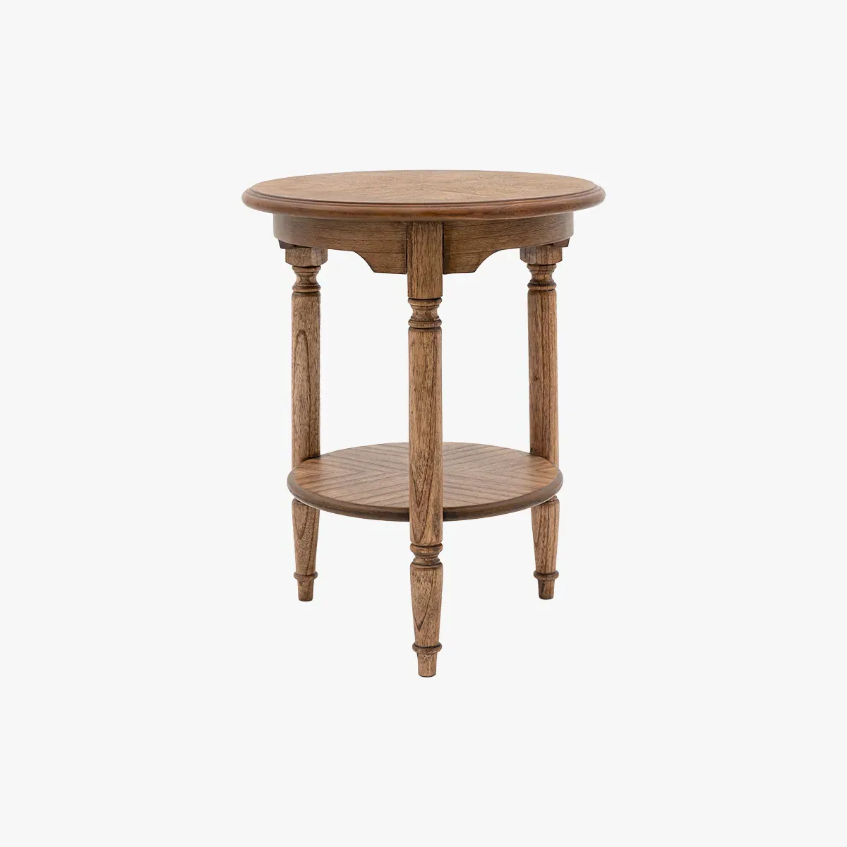 Side Table with Shelf - Natural, Mindy Wood