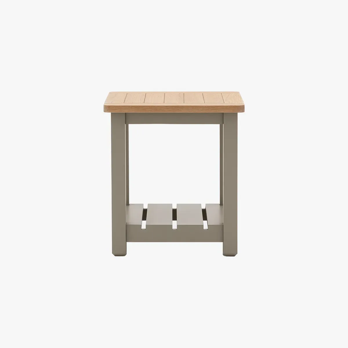Side Table with Storage - Prairie, Oak
