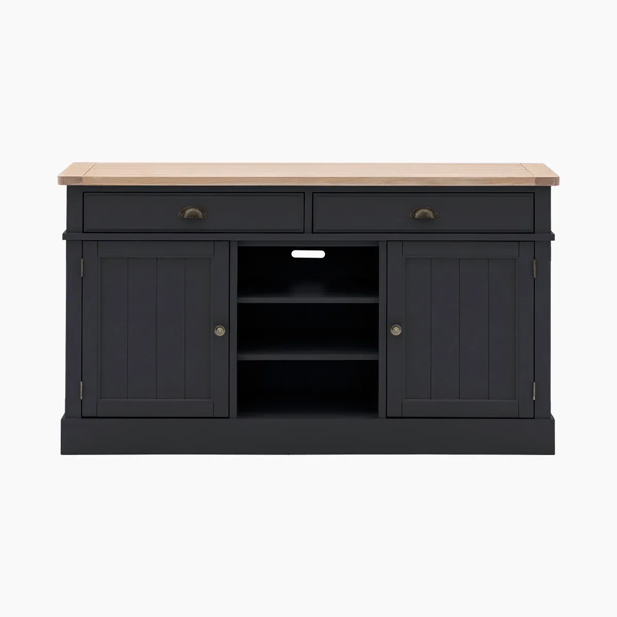 Sideboard with Metal Handles - Meteor, Oak image