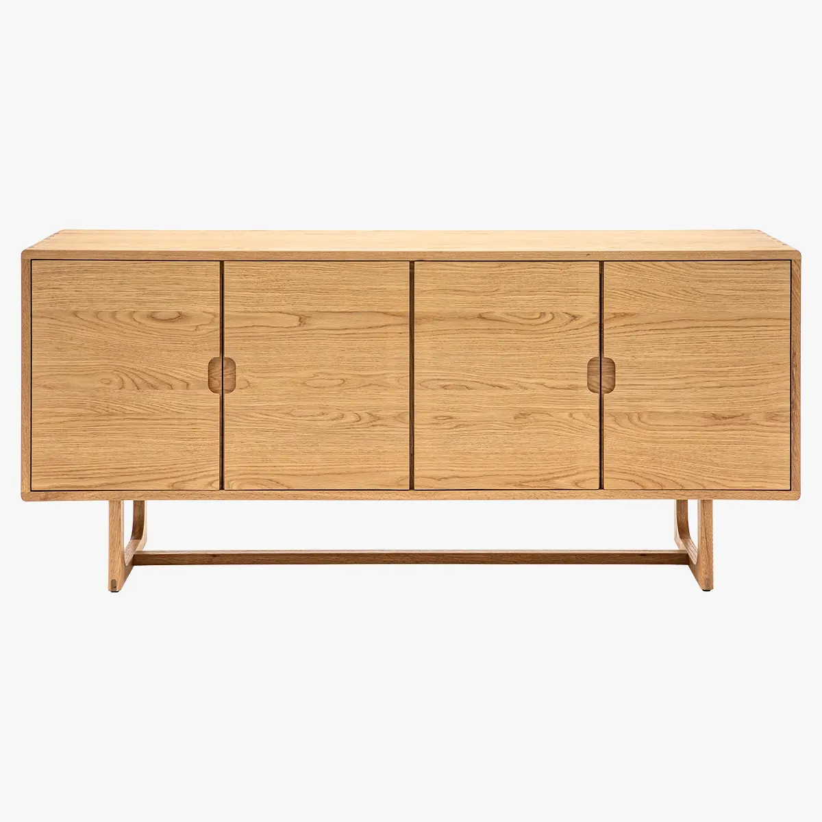 Sideboard with Storage - Natural, Oak Wood image
