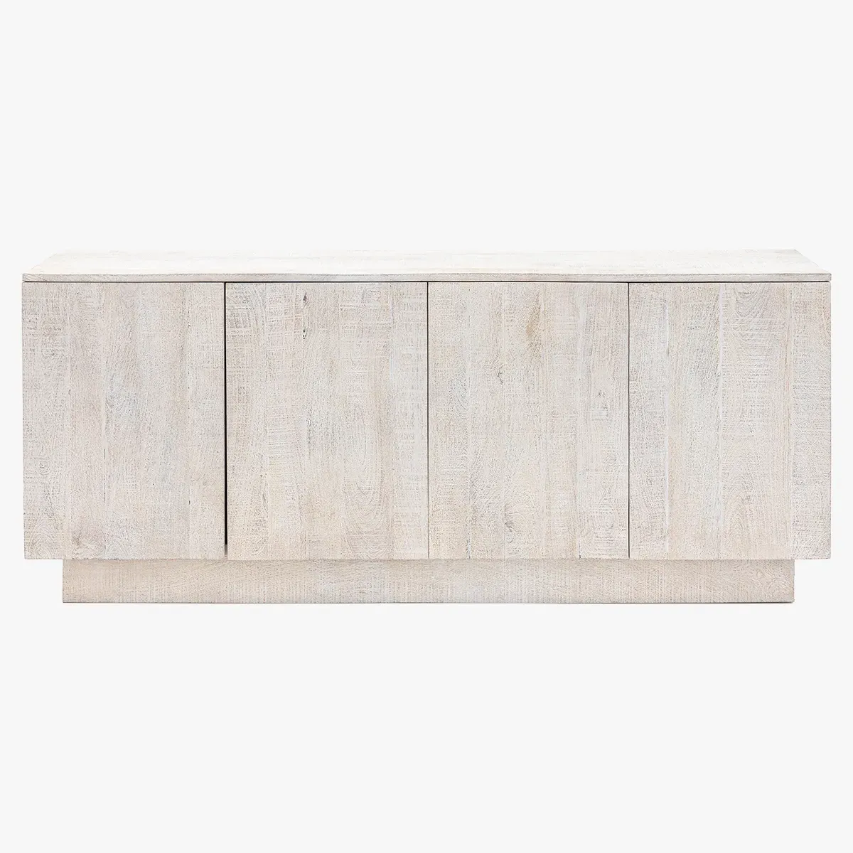 Sideboard with Storage - Whitewash, Mango Wood