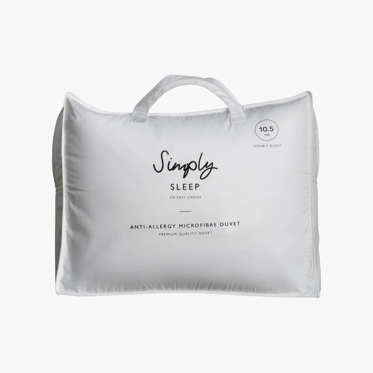 Single Duvet Hypoallergenic - White, Microfibre