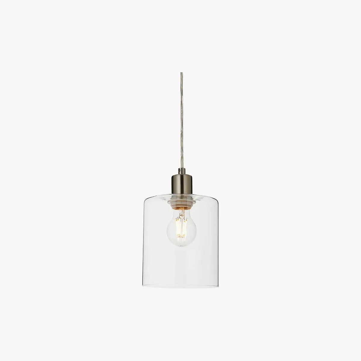 Single Pendant Light - Brushed Nickel image