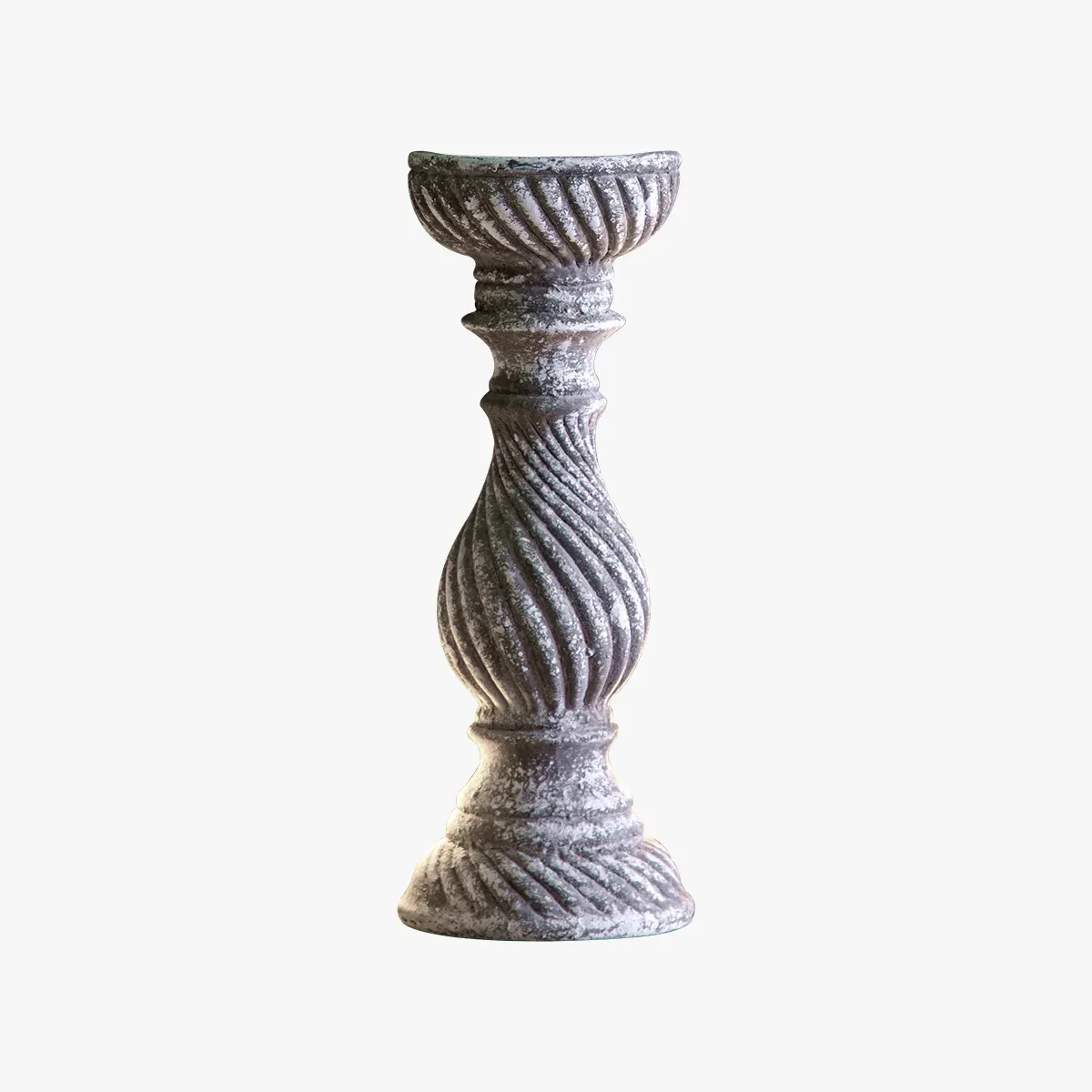 Small Candlestick Holder - Grey image