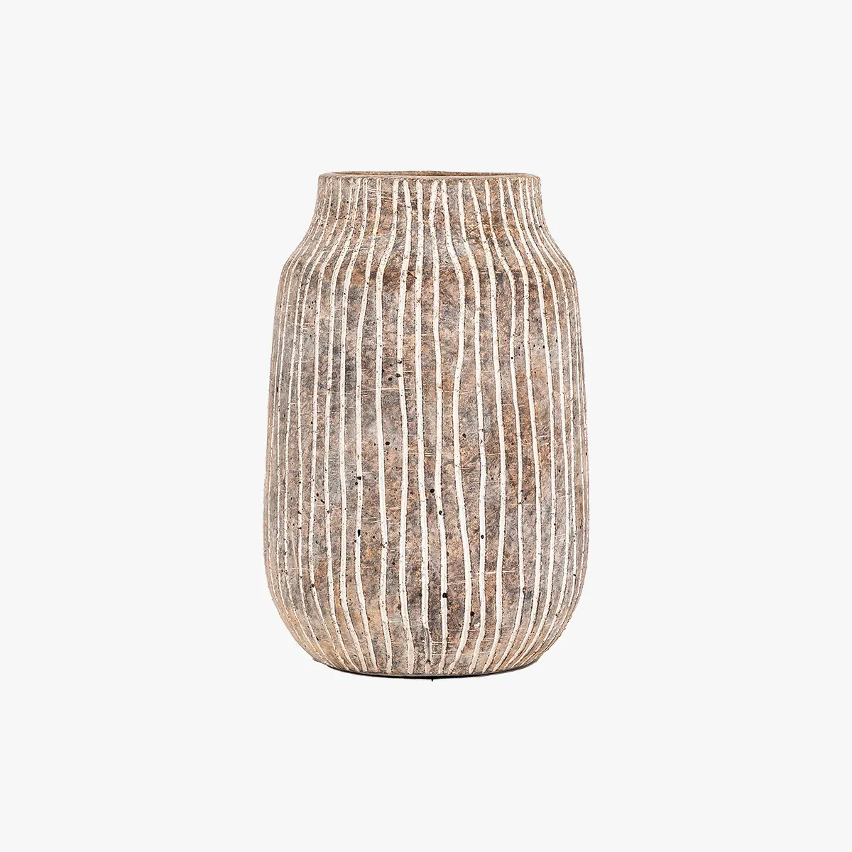 Small Cedar Vase - White, Earthenware image