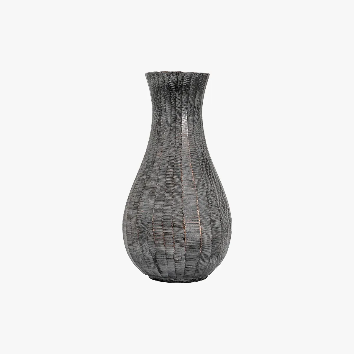 Small Fluted Vase - Antique Grey image