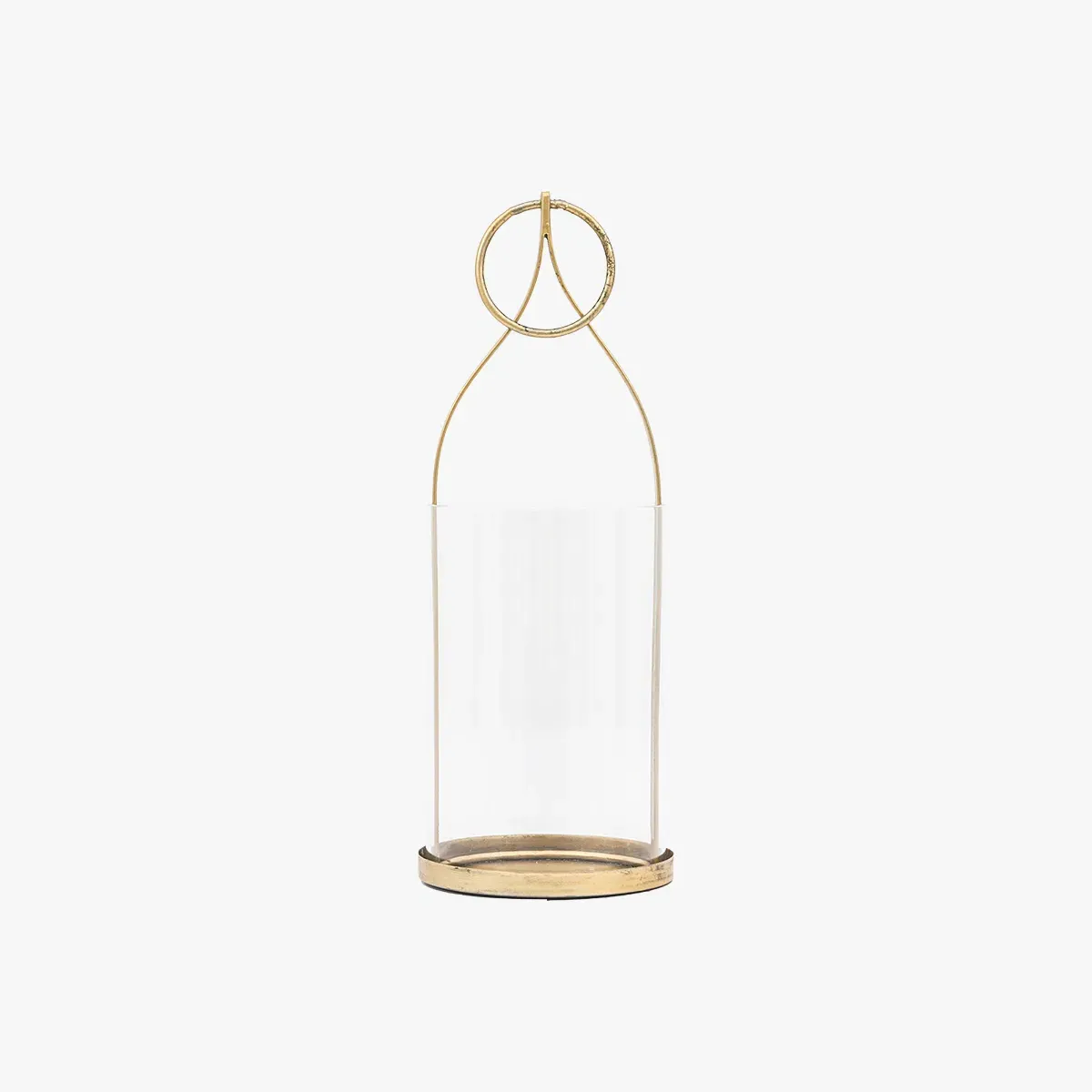 Small Lantern - Gold, Antique Finish