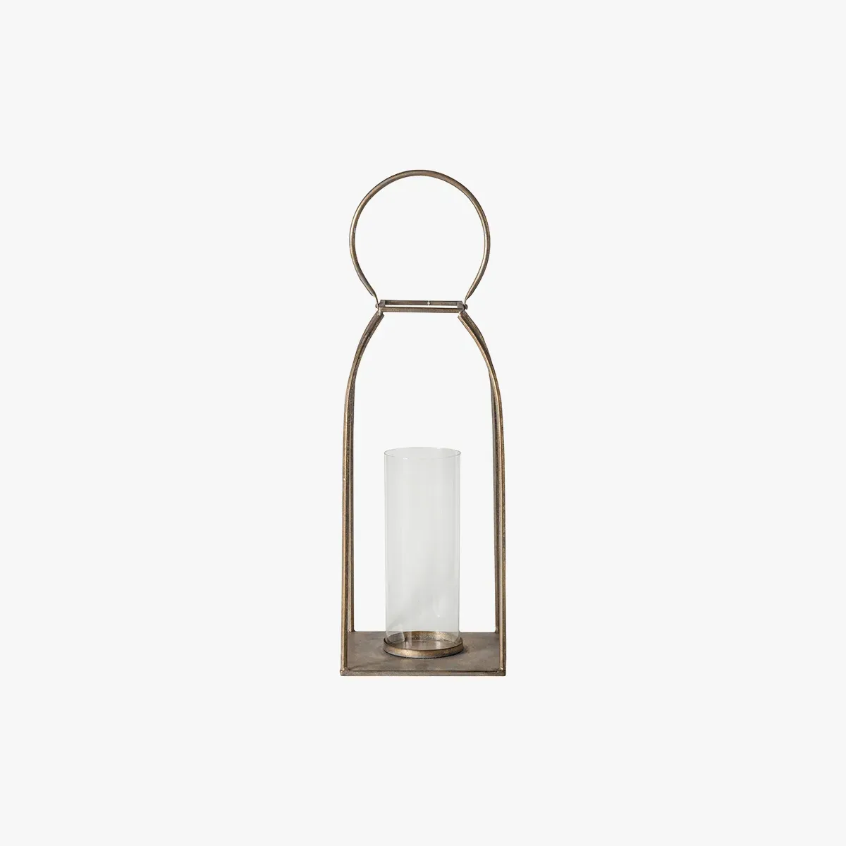 Small Lantern with Handle - Gold, Metal image